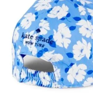 Kate Spade NEW Printed Floral Baseball Cap Embroidered Spade Logo NWT retail $68 kate spade | Accessories | Kate Spade French Cream Floral  main image 2